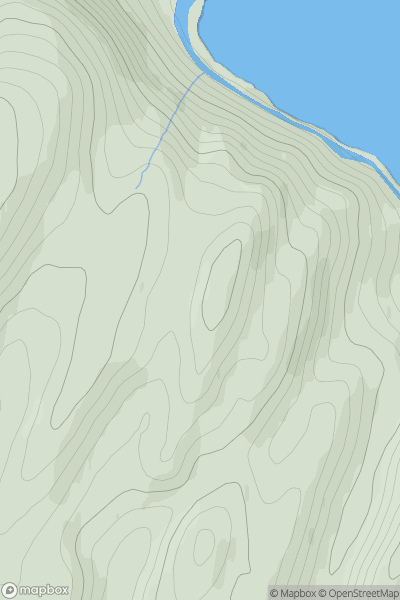 Thumbnail image for Barr Mor [Knapdale and Kintyre] [NR791926] showing contour plot for surrounding peak
